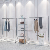 挂衣架服装 金色服装 童装 店货架落地式 店衣服展示架铁艺简约 架女装