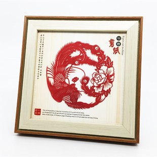 陕北剪纸 装饰画 中国风特色礼品 商务小礼品 旅游纪念品