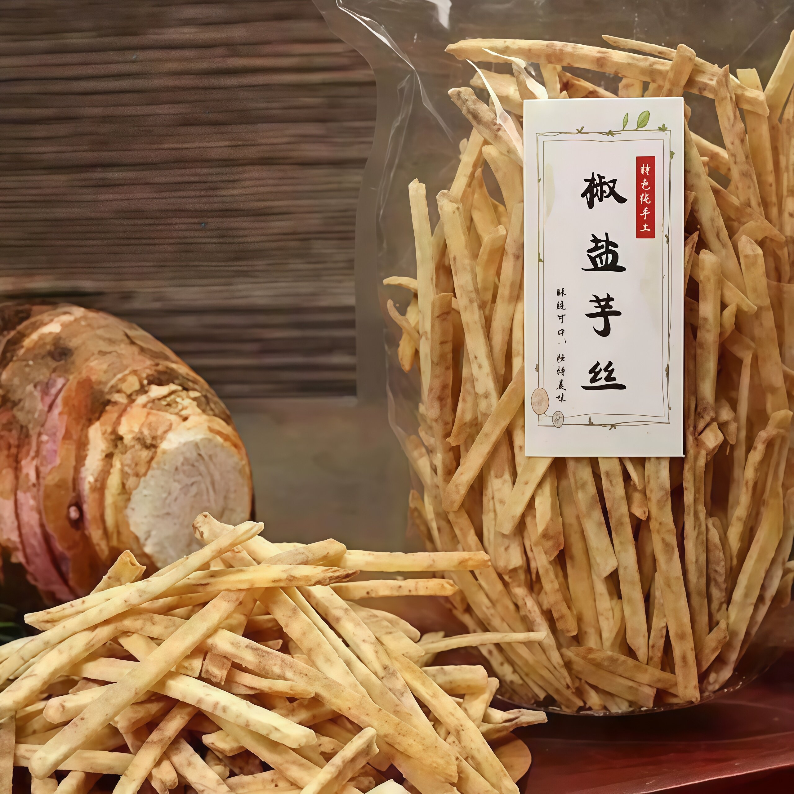 潮汕特产椒盐香芋丝海苔芋丝250g酥脆咸香芋头条薯条办公零食小吃