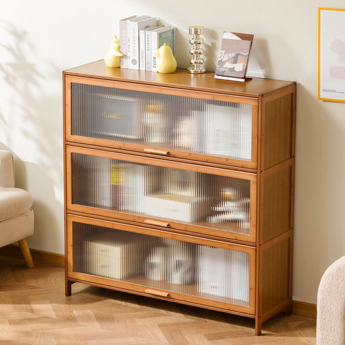 斗柜客厅收纳柜小立柜置物柜卧室靠墙储物柜床位柜子带门防尘书柜