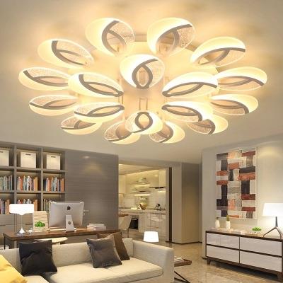 客厅灯 简约现代大气家用led吸顶灯创意个性主卧室灯北欧灯具