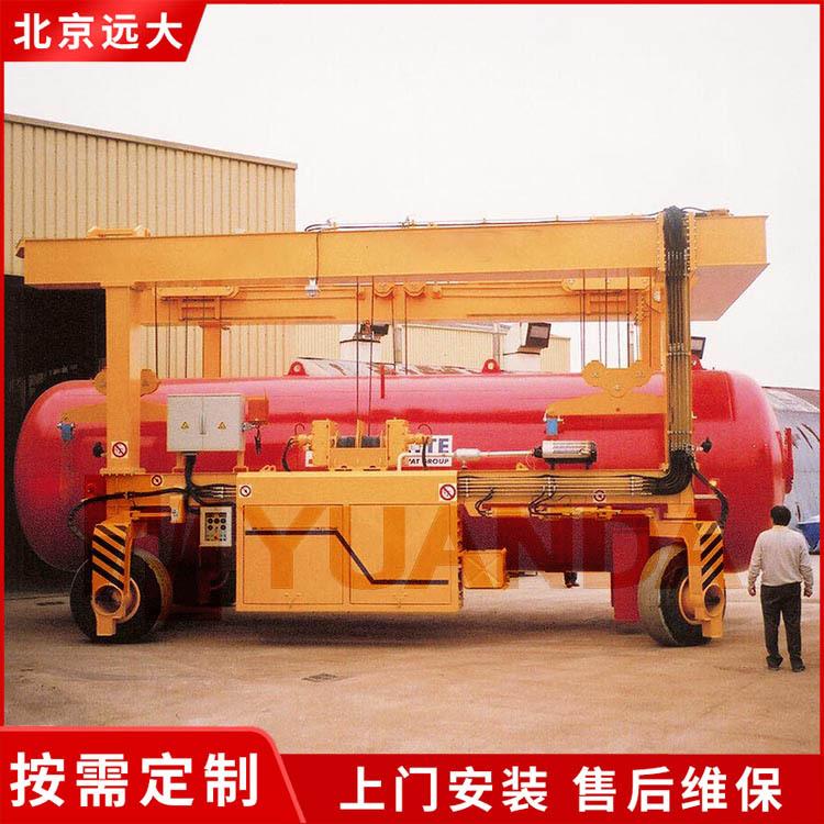 户装外露天龙门移动动桁架车 移吊架天533平台 轮胎式起吊置设备