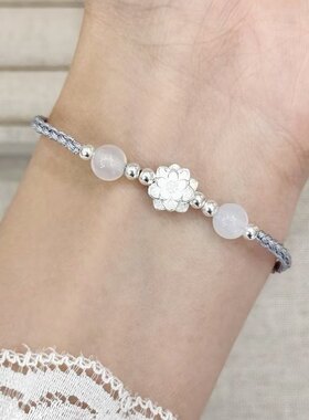 2026普陀山马年本命年银莲花手绳