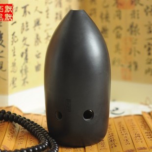 默默西风挑选试音 十孔笔筒埙 阴氏陶埙 中级演奏埙