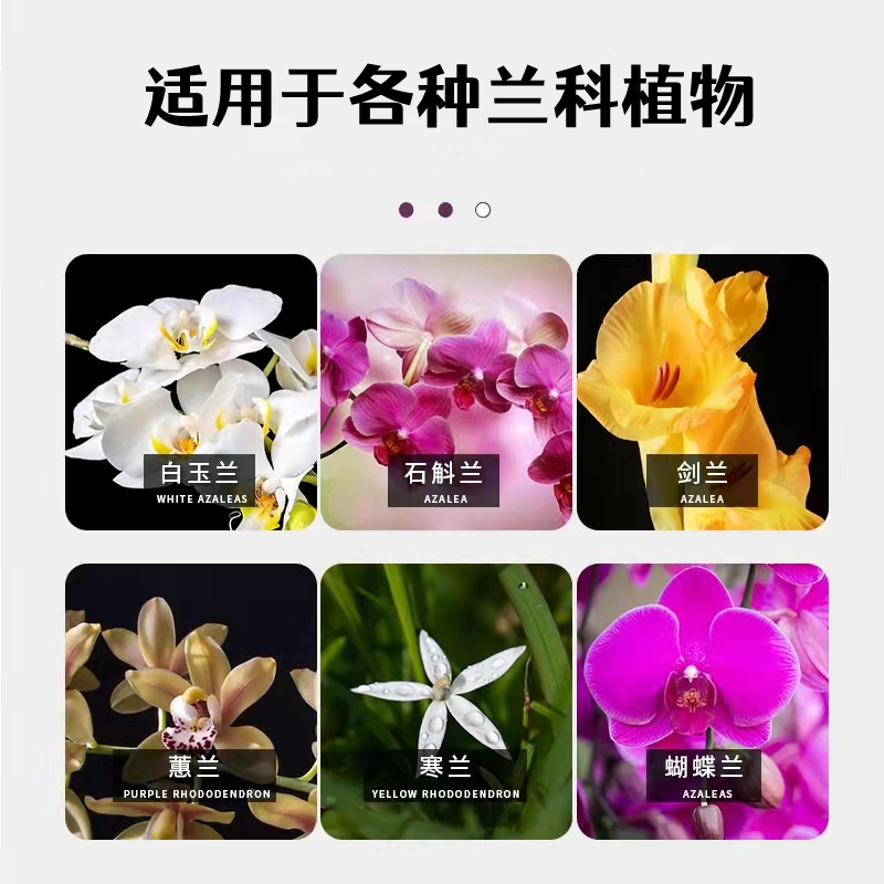 兰花肥料专用控释肥家用盆栽君子兰蝴蝶兰通用颗粒缓释控释复合肥