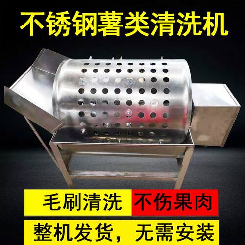 红薯清洗机洗薯机小型家用220v土豆洋芋红番薯地瓜清洗设备全自动