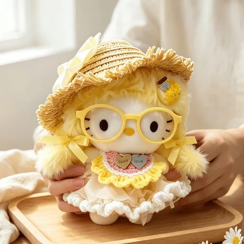 正版hellokitty挂件爱心布丁礼物公仔书包钥匙扣包包挂饰车挂摆