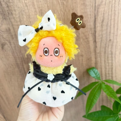 爆款星星人衣服123理发Twinkletwinkle星星人山茶花裙着替15CM娃