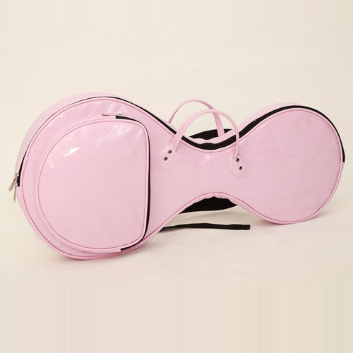 艺美新款漆皮小阮包加厚阮袋可背可提琴包便携式乐器包