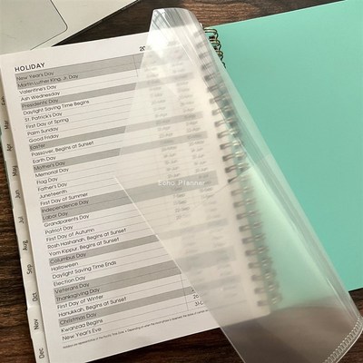 2025 Planner英文日程本行事曆A5月计划本周计划规划师笔记本线圈