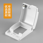 86暗装 插座防水盒卫生间开关防水罩浴室防溅盒加锁厨房五孔防水盖