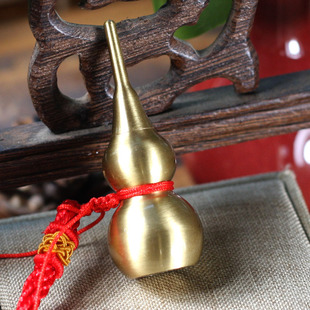 葫芦挂件鼻烟壶纯铜手工车挂装鼻药手把件吊坠闻香瓶天津收藏复古