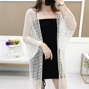 泳衣罩衫 防晒沙滩罩衣镂空披肩 可下水女度假温泉比基尼外搭中长款