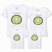 T恤母女母子全家装 高端亲子装 纯棉短袖 一家三口四口夏季 2023新款