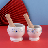 捣蒜泥石器手工蒜臼子家用大号陶瓷老式 蒜泥捣蒜器小号加厚蒜蓉器