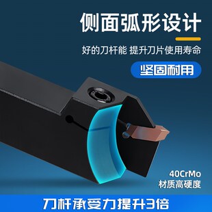 加深数控外螺纹刀杆耐磨硬质合金刀头公制牙刀粒刀杆架16/20/25方