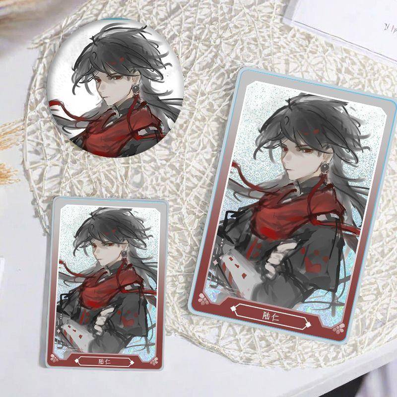 新款鸣潮守岸人流沙麻将咕卡吧唧生日礼物徽章摆件立牌学生创意咕