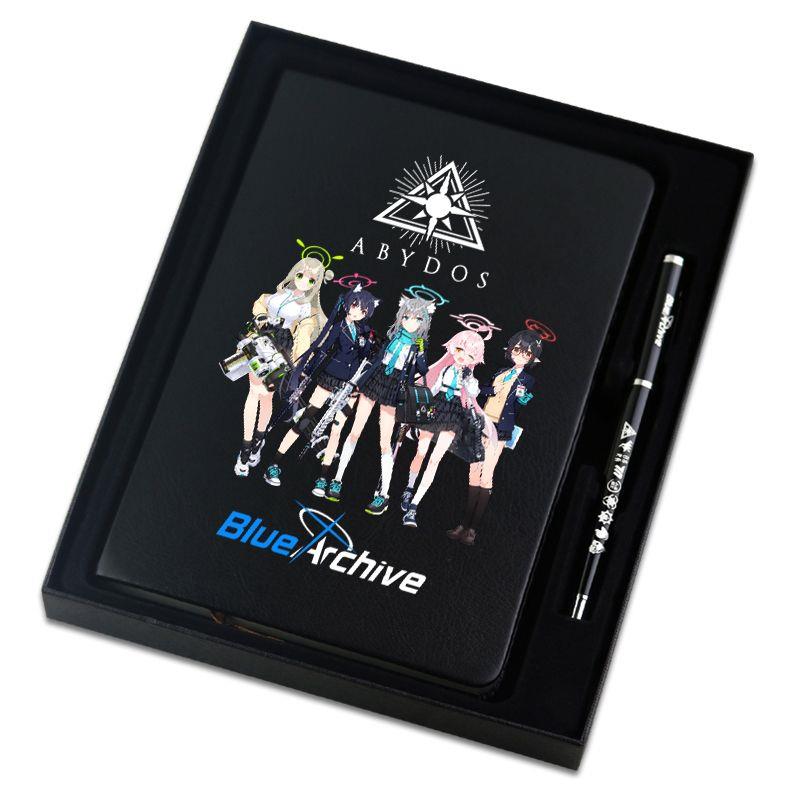 蔚蓝档案阿拜多斯高中格黑娜山海经砂狼白子同款记事本学生笔记本