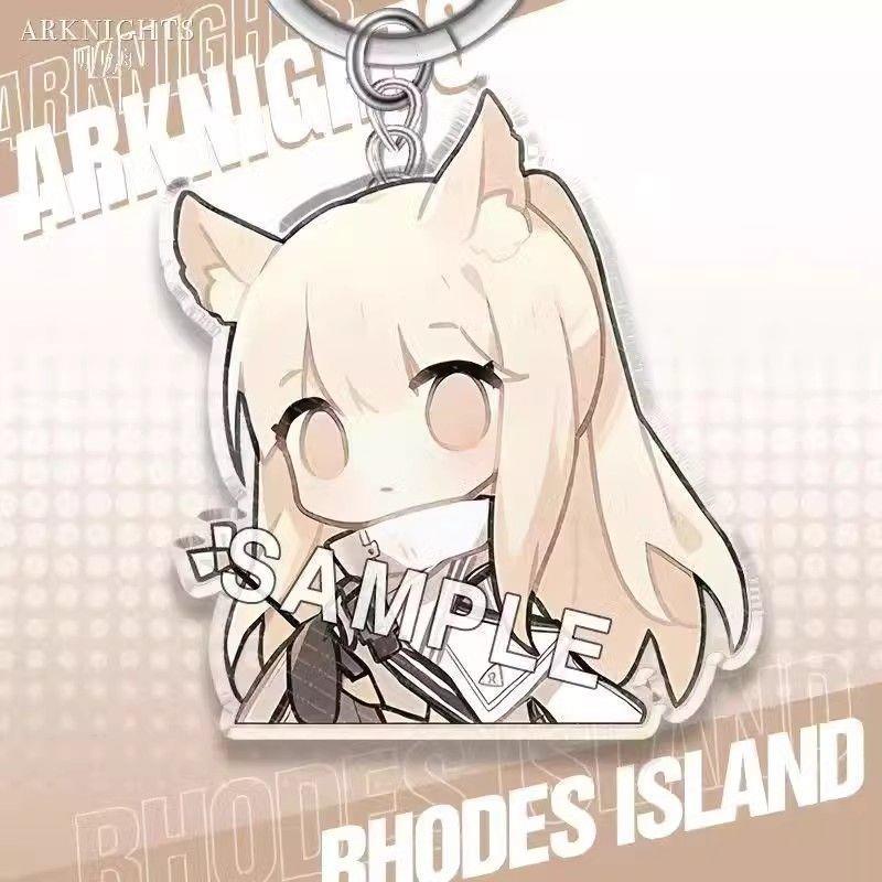 明日方舟rhodes island游戏周边挂件能天使白金夕Q版亚克力钥匙扣