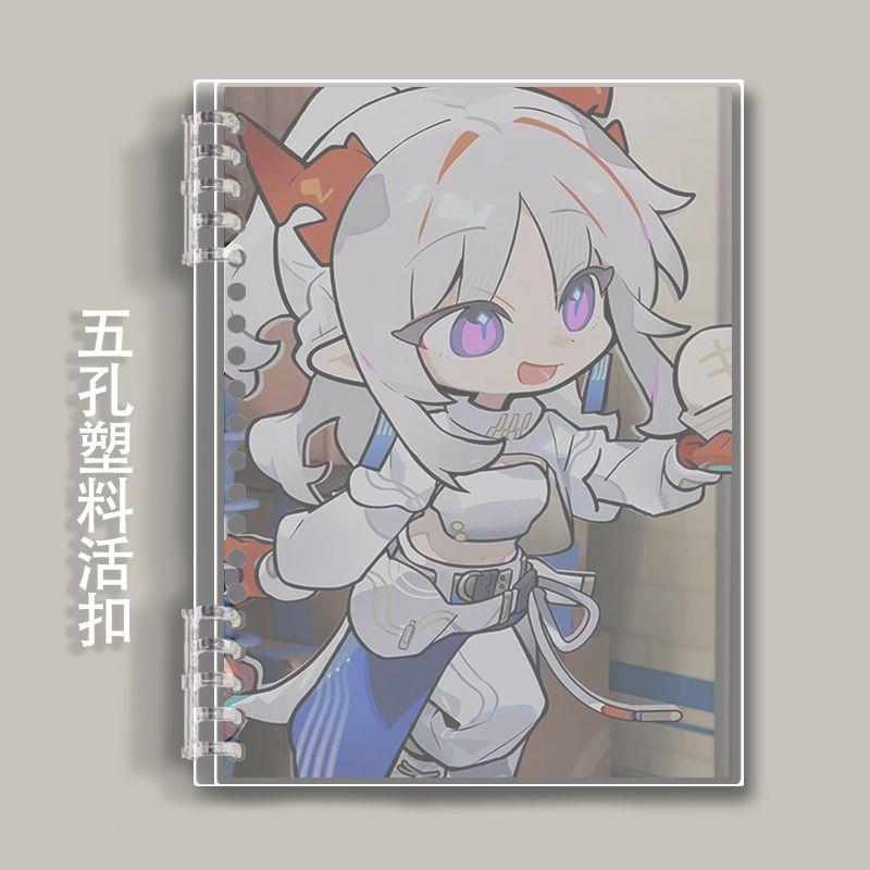 明日方舟软面防水A5活页B5笔记本记事本横线网格空白英语本定制