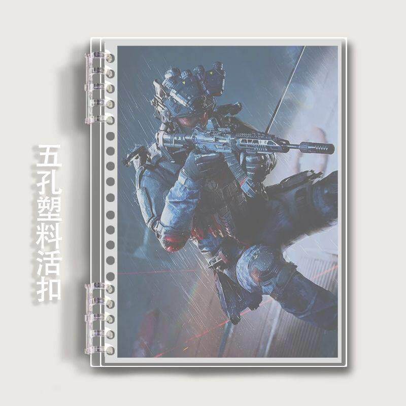 三角洲行动系列学生a5a6笔记本空白本网格本b5英语本横线 线本手