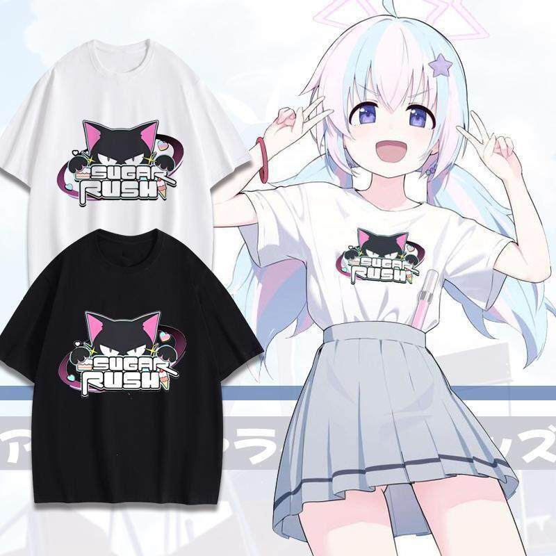 蔚蓝周边碧蓝档案衣服日系动漫二次元短袖纯棉T恤水美游爱莉cos服