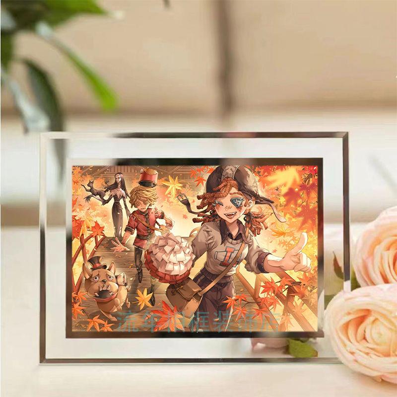 新款第五人格拉拉队员周边水晶玻璃相框摆台个性定制照片朋友纪念