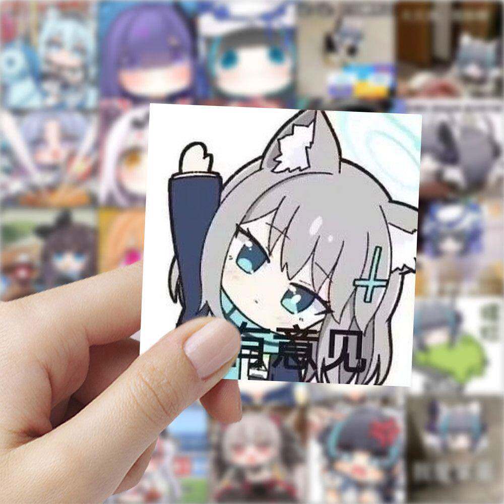 适用180张碧蓝航线Q版表情包贴纸创意卡通可爱ins装饰DIY防水粘贴