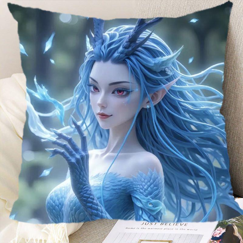 哪吒2西海龙王敖闰抱枕周边二次元卡通宿舍靠垫生日礼物沙发靠枕