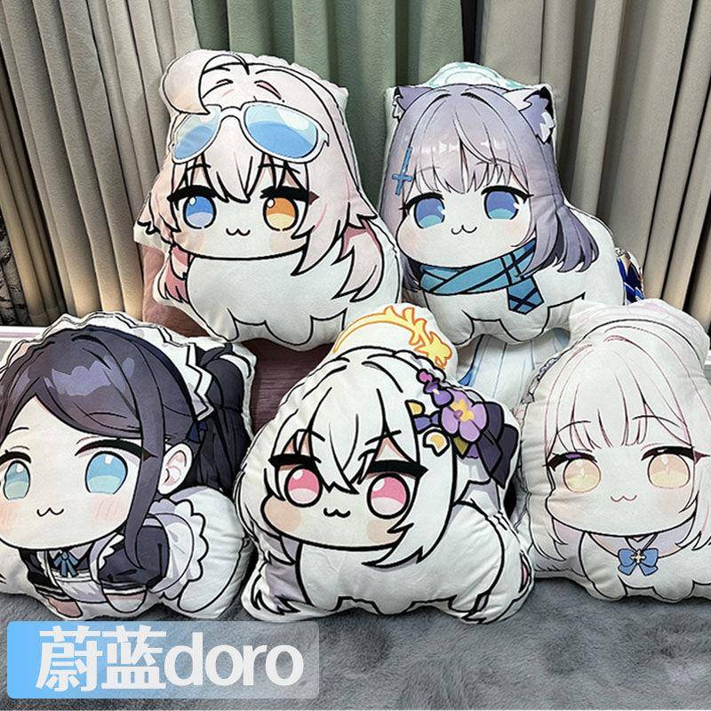 蔚蓝档案抱枕碧蓝档案周边抱枕二次元游戏周边蔚蓝档案玩偶靠枕礼