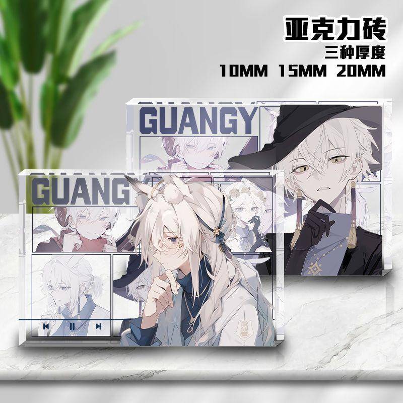 光遇白鸟雨妈透明亚克力砖游戏二次元周边水晶立牌挂件
