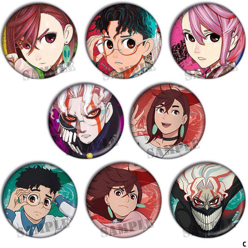 胆大党 动漫吧唧徽章周边 超自然武装当哒当 现货透明胸章勋章C