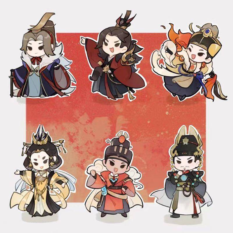 忘川风华录周边亚克力钥匙扣嬴政李世民武则天卡通可爱书包挂件