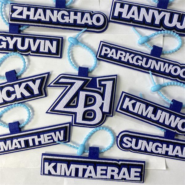 新款ZB1应援包包挂件不织布书包挂绳爱豆文字挂饰周边手作成品钥