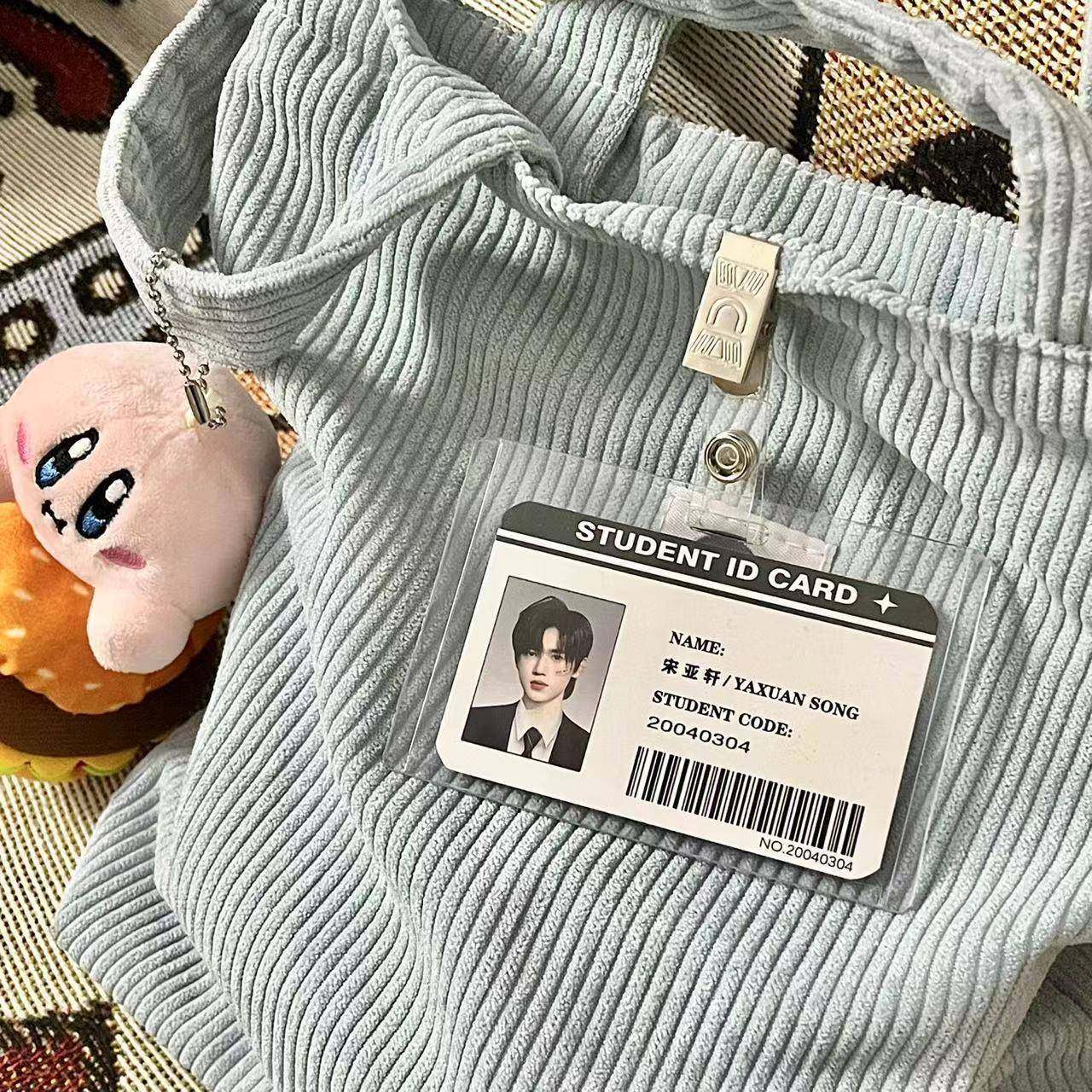 新款TNT时代少年团宋亚轩刘耀文三寸小卡卡套ID卡学生证应援周边