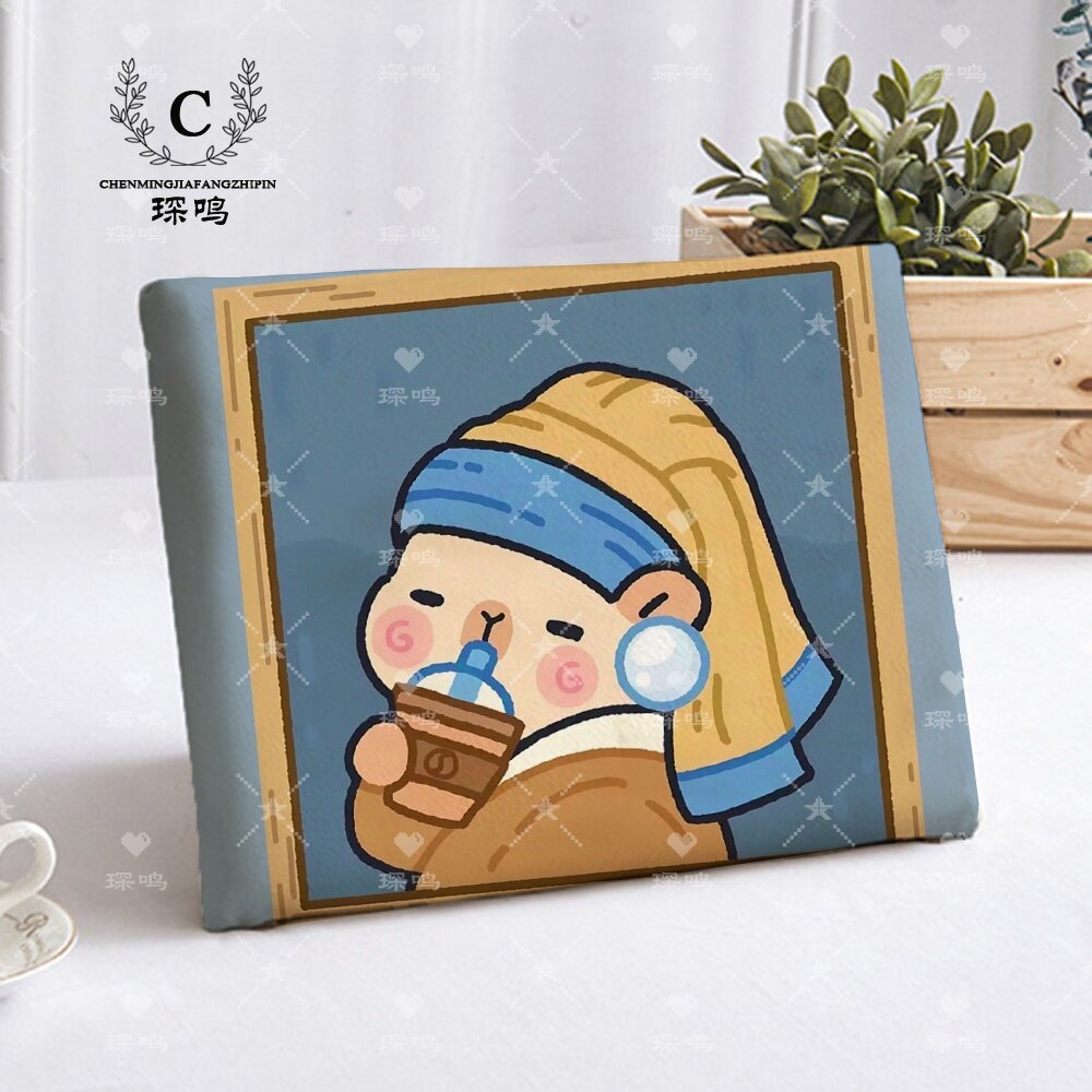 卡皮巴拉桌椅垫子学生防滑软垫