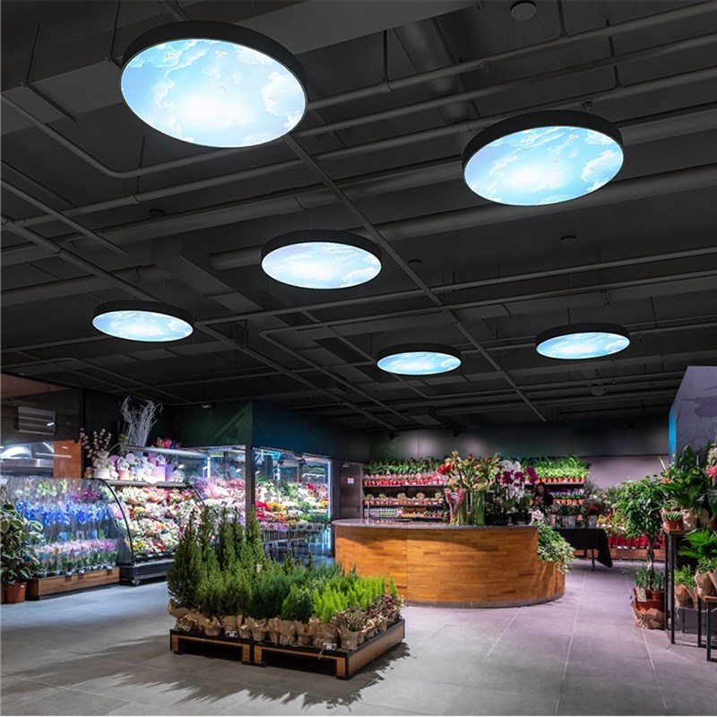 办公室吊灯幼儿园母婴店r游乐场健身房超市专用灯商场店铺造型灯