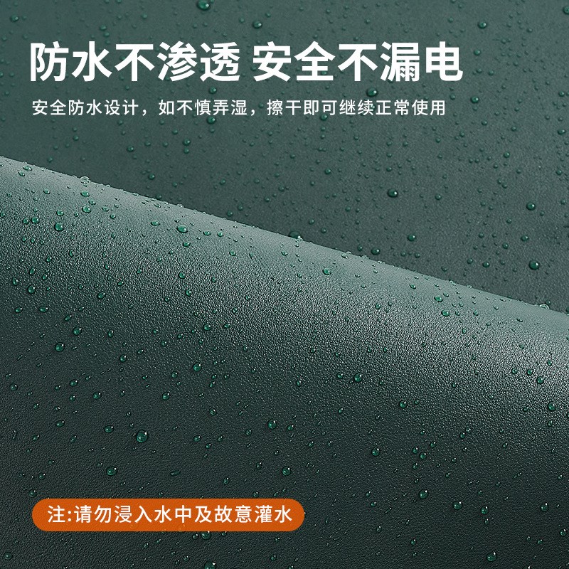 【环保皮革】新款加热暖桌垫超大鼠标垫电脑办公发热桌垫学生冬天