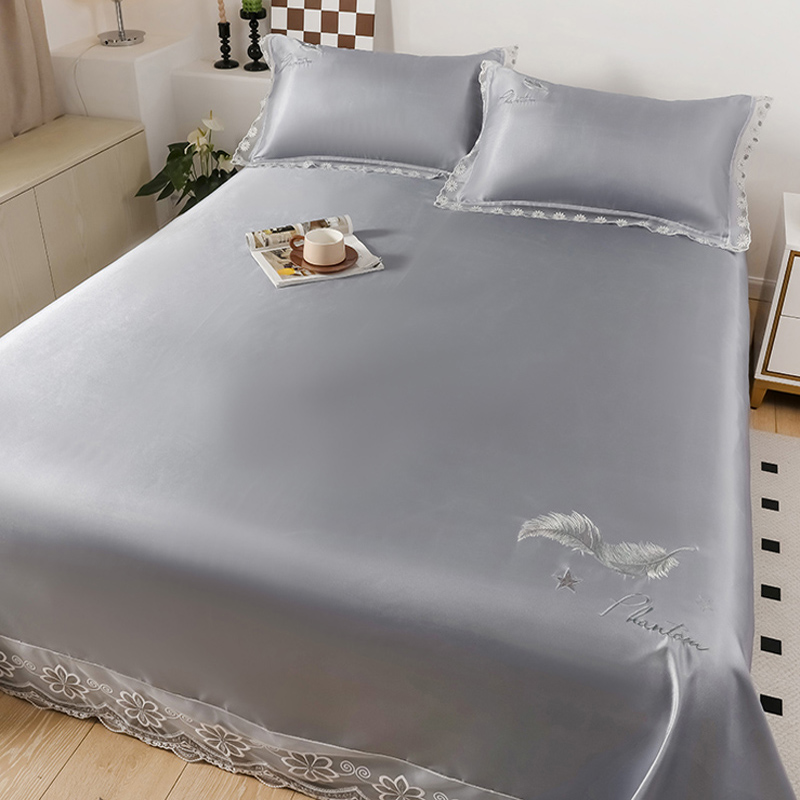 夏季凉席冰丝席可水洗夏天空调席三件套2023新款席子X床单款可折