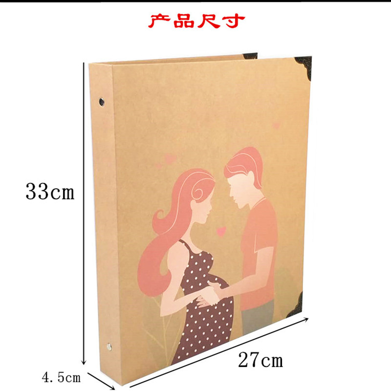 孕检资料文件夹产检查化验单档案C孕妇孕检单b超检查单收藏收纳册