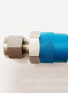 Swagelok不锈钢卡套直通接头SS-600-1-8