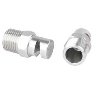 不锈钢W型广角扇形喷嘴水膜喷头胶片冲洗冷却附送带喷射搅拌防火