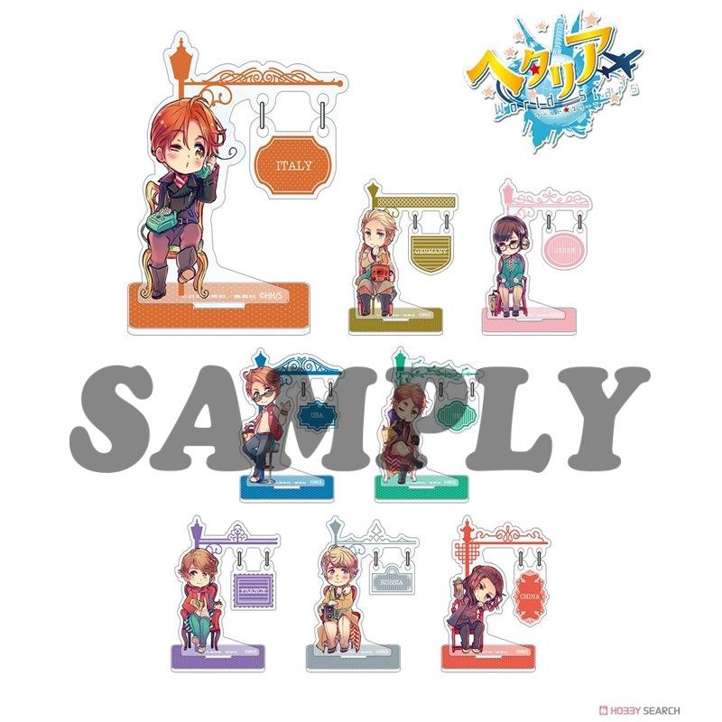 Axis Powers 黑塔利亚周边桌面摆件立牌中国意大利德国美国日本