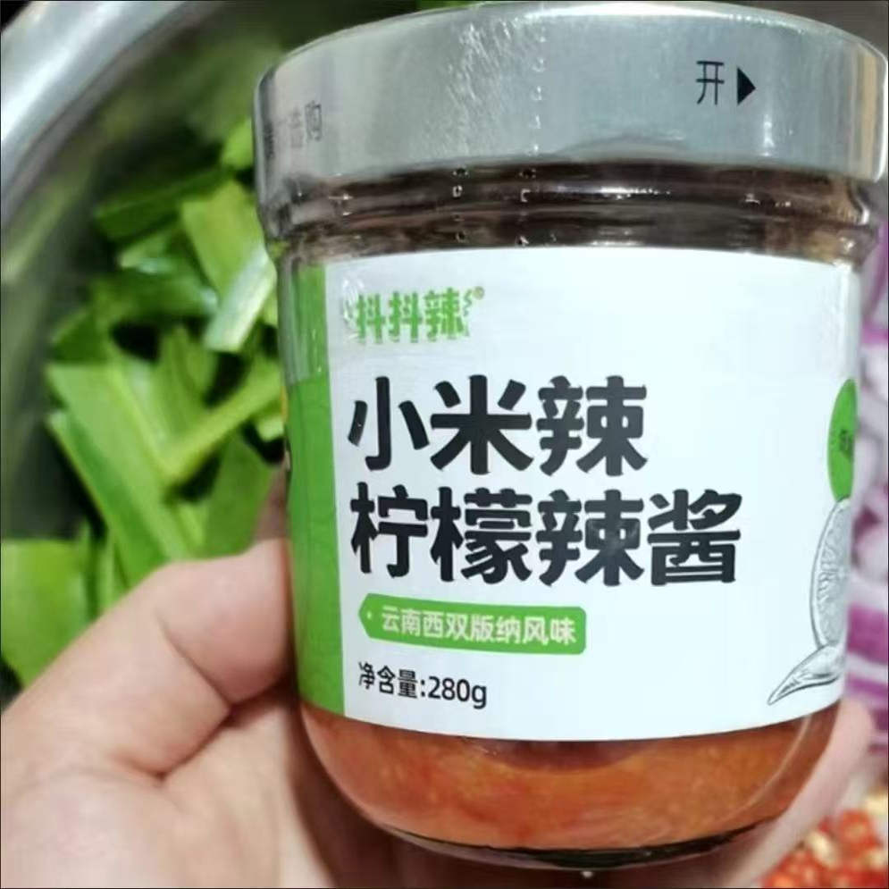抖抖辣傣味泰式酸辣酱低脂瓶装