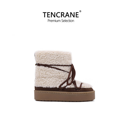 TENCRANE毛绒雪地靴冬季保暖