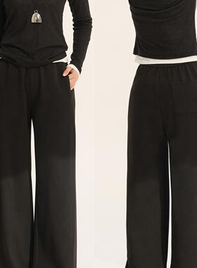 张小某显瘦梨形春秋醋酸天丝通勤裤柔软垂感拖地PS裤 K0934-k0935