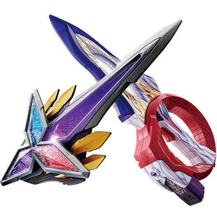 特利迦圆环之臂神光棒变身器的玩具感应密匙变形永恒闪耀之剑奥特