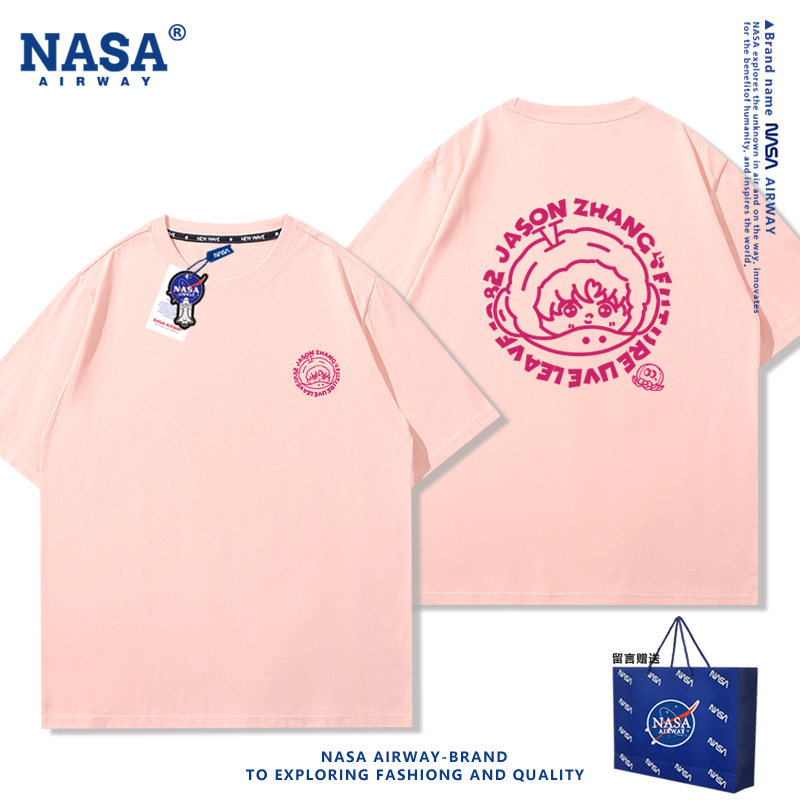 NASA AW张杰未LIVE开往1982演唱会周边应援服男女纯棉短袖T恤夏季