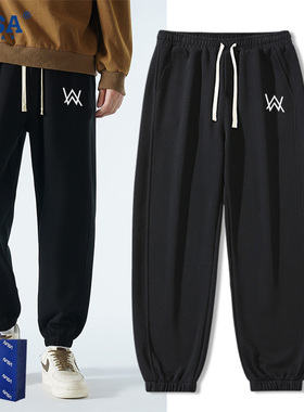 NASA联名艾伦沃克alanwalker同款DJ潮牌运动卫裤男女宽松薄款裤子