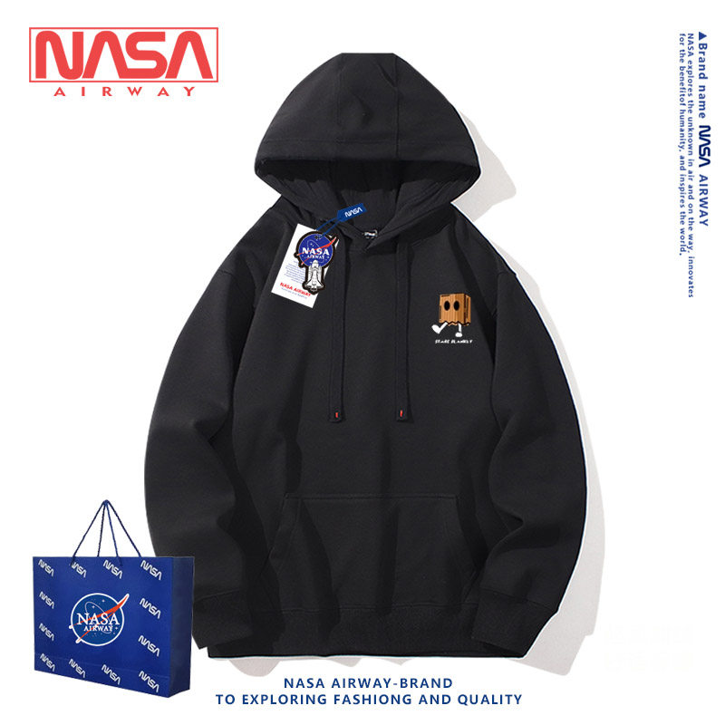 NASA正品柯基旺柴纸箱人重磅卫衣